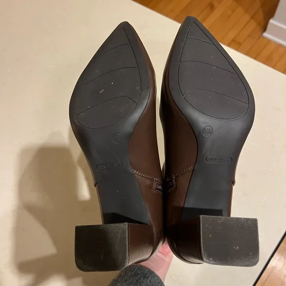 Nine West Chocolate Heeled Boots - Picture 4 of 5
